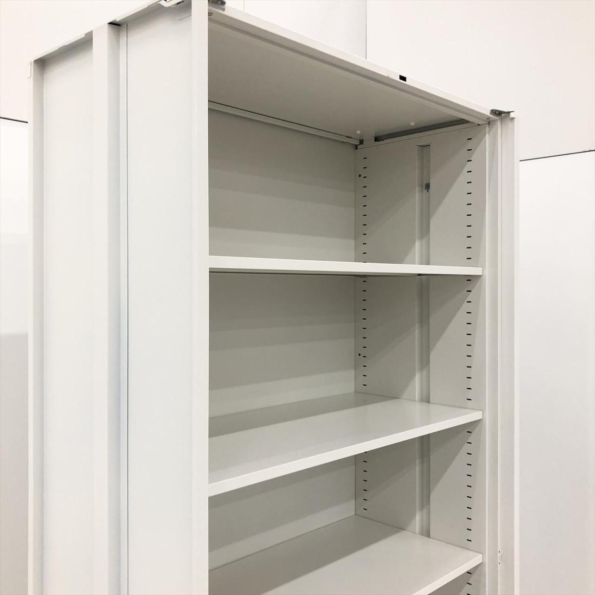 INABA イナバ 両開き書庫 鍵付 W90×D46×H106cm 3段収納 INABA イナバ 両開き書庫 鍵付 W90×D46×H106cm 3段収納 中古】TF