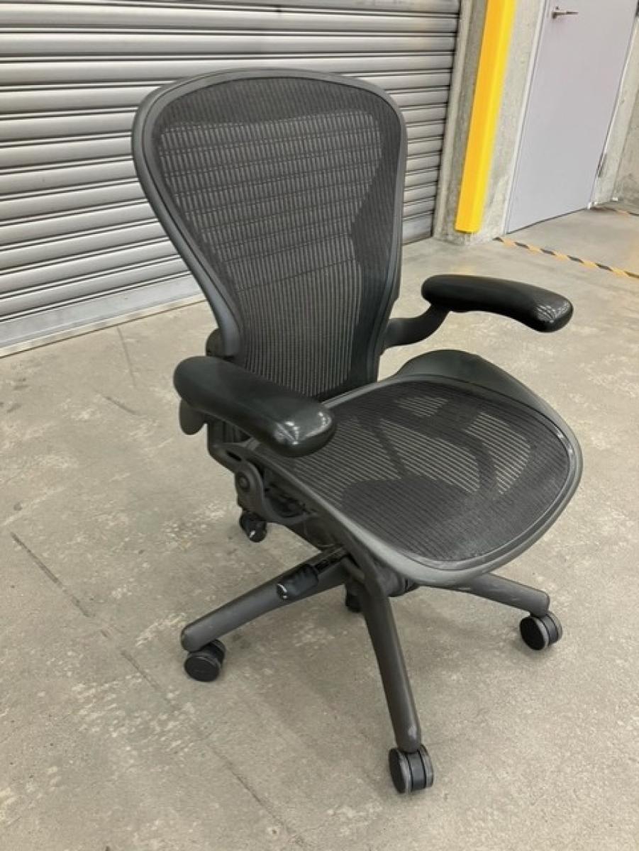 中古】 Herman Miller/ハーマンミラー 肘付ハイバックチェア 604887