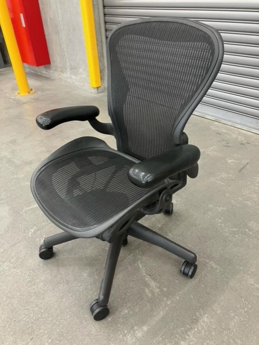 中古】 Herman Miller/ハーマンミラー 肘付ハイバックチェア 604891