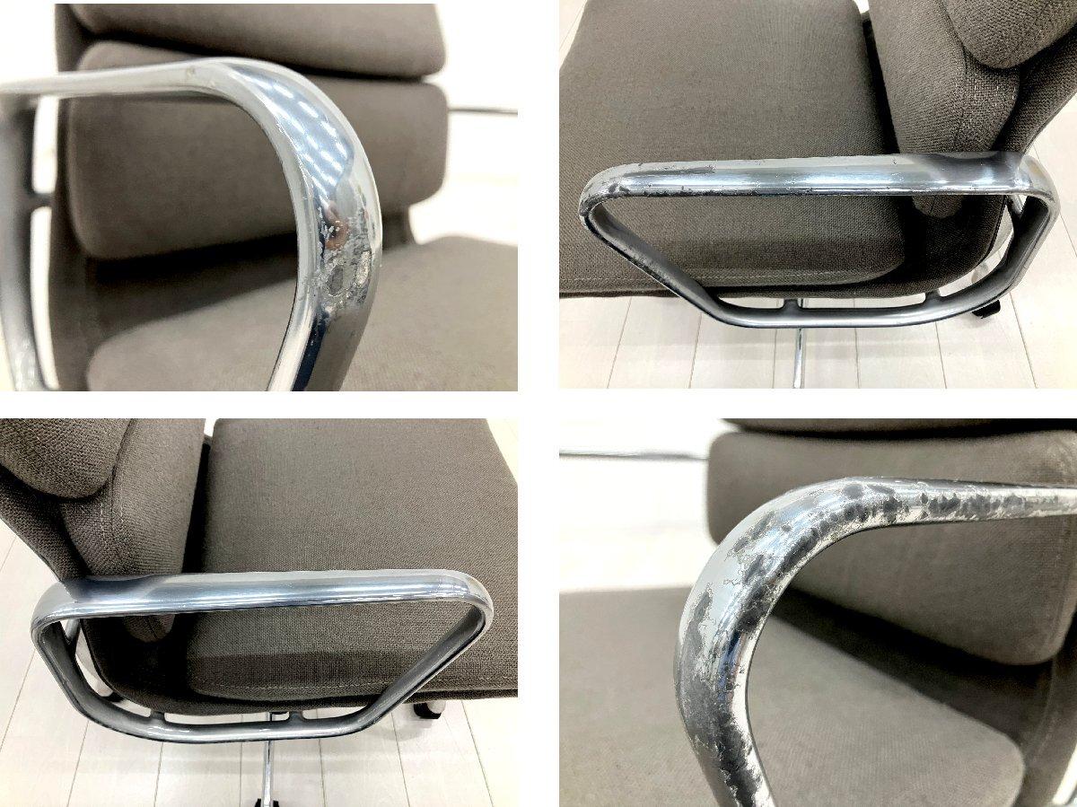 中古】イームズ ソフトパッド Herman Miller/ハーマンミラー 肘付ロー