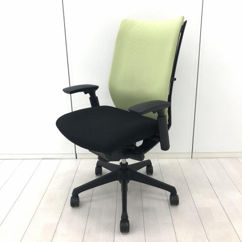 【中古】ヴィスコンテチェア CWF 4ZA 0989 オカムラ（okamura） 肘付ハイバックチェア