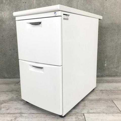【中古】CZシリーズ CZN-047LBB-W9W9 イトーキ（ITOKI） 脇机2段