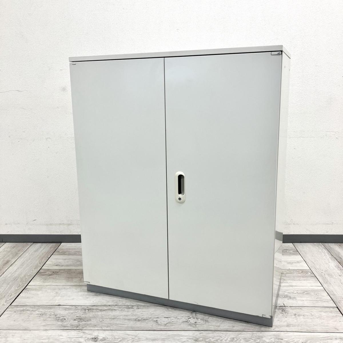中古】L6 L5-A105A W4 プラス/PLUS ローキャビネット／両開き 604972 