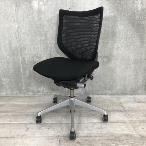 【中古】バロンチェア CP83CR FDH1 オカムラ（okamura） 肘無ローバックチェア