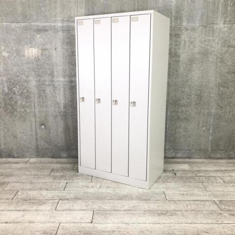 【中古】L型  イトーキ（ITOKI） 4人用更衣ロッカー
