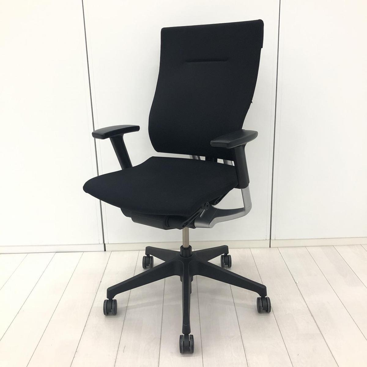 中古】スピーナチェア KE-717GP-T1T1 イトーキ/ITOKI 肘付ハイバック