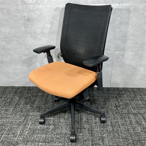 【中古】ヴィスコンテチェア  オカムラ（okamura） 肘付ハイバックチェア
