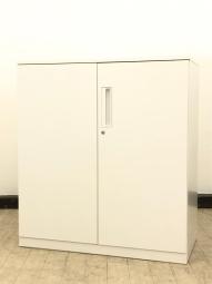 【在庫入替品】【1台限定！】【高さ1000mm以下！】
腰高サイズのかわいい収納キャビネット！
コクヨ/エディア/オールホワイト【T7】