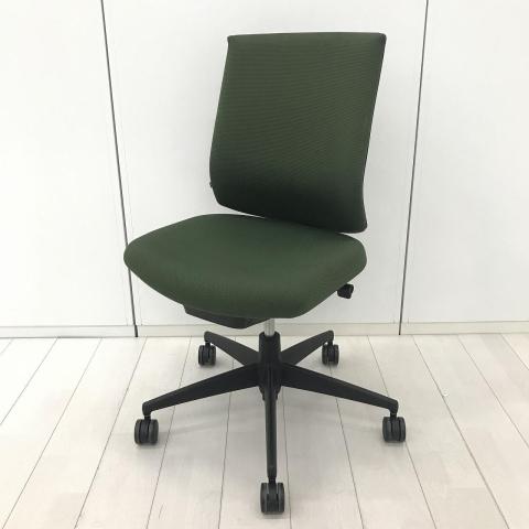 【中古】ウィザード4 C06S-12C-BK1 コクヨ（KOKUYO） 肘無ローバックチェア