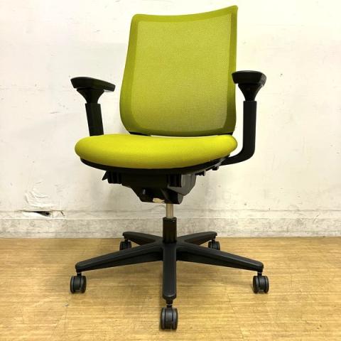 【中古】ミトラシリーズ CRS-G2900E6 コクヨ（KOKUYO） 肘付ローバックチェア