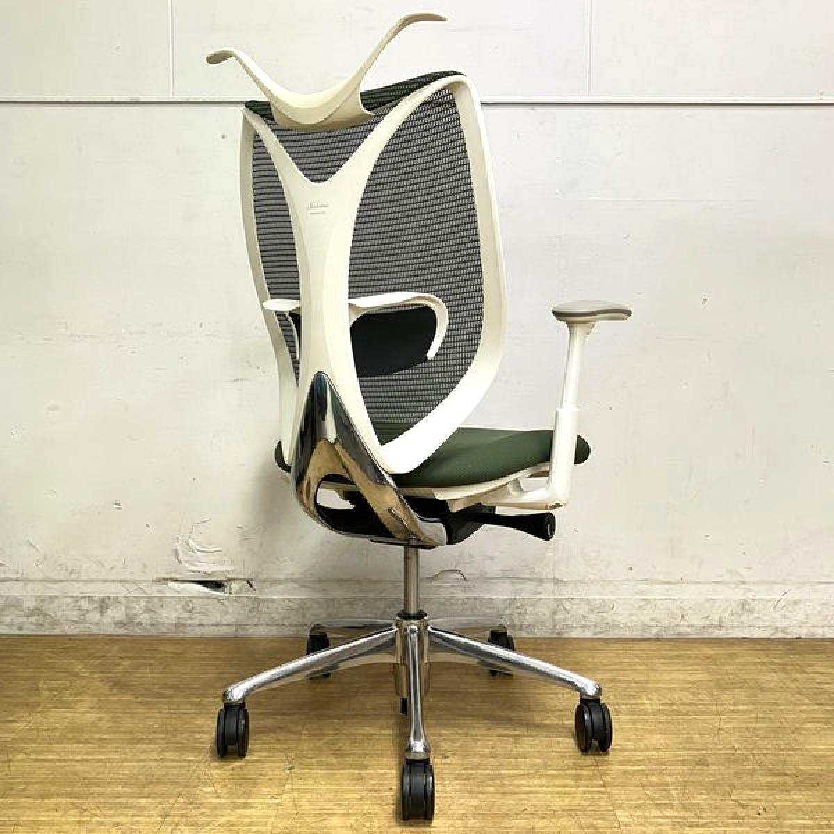 中古】サブリナ C854BY FSZ5 オカムラ/okamura 肘付ハイバックチェア