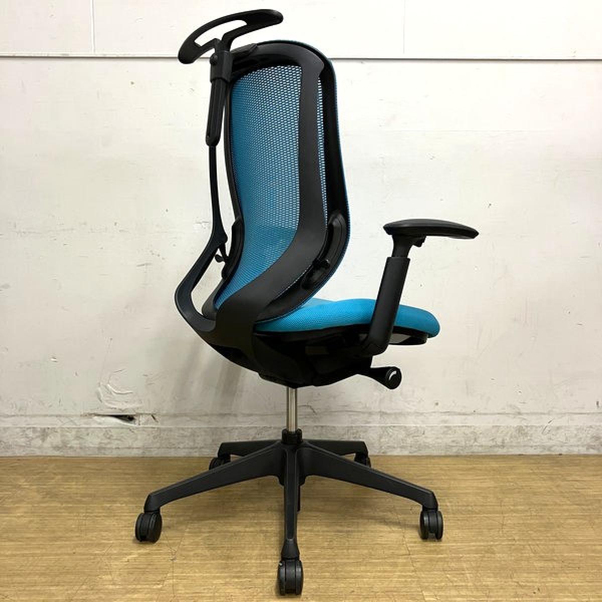 中古】シルフィーメッシュ C635XR FMR6 オカムラ/okamura 肘付