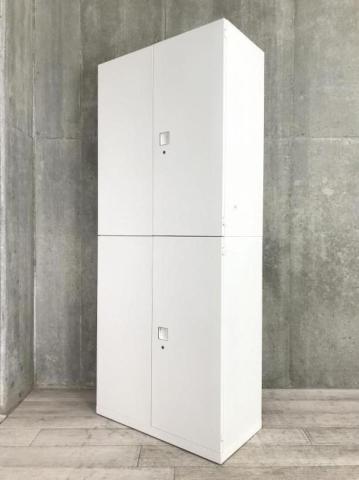 【中古】レクトライン  オカムラ（okamura） ハイキャビネット／両開き＋両開き