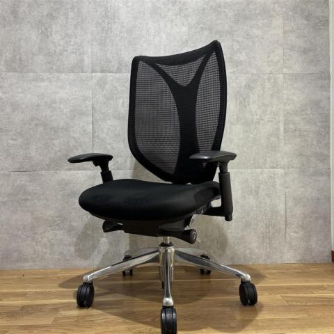【中古】サブリナ C855KG オカムラ（okamura） 肘付ハイバックチェア