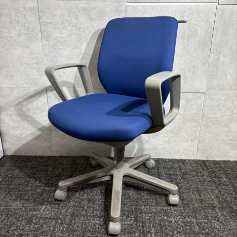 【中古】セディスタチェア CRS-G420F 3 コクヨ（KOKUYO） 肘付ローバックチェア