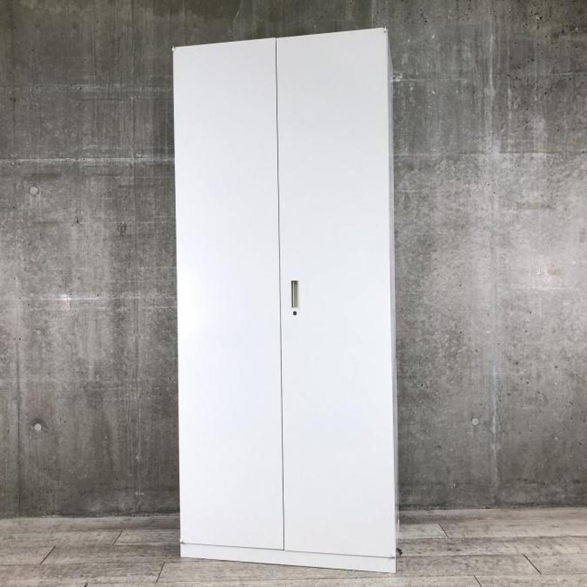 ウチダ　スチール製　キャビネット　書庫❶ 中古】BEストレージ ウチダ/UCHIDA ハイキャビネット／両開き 605581