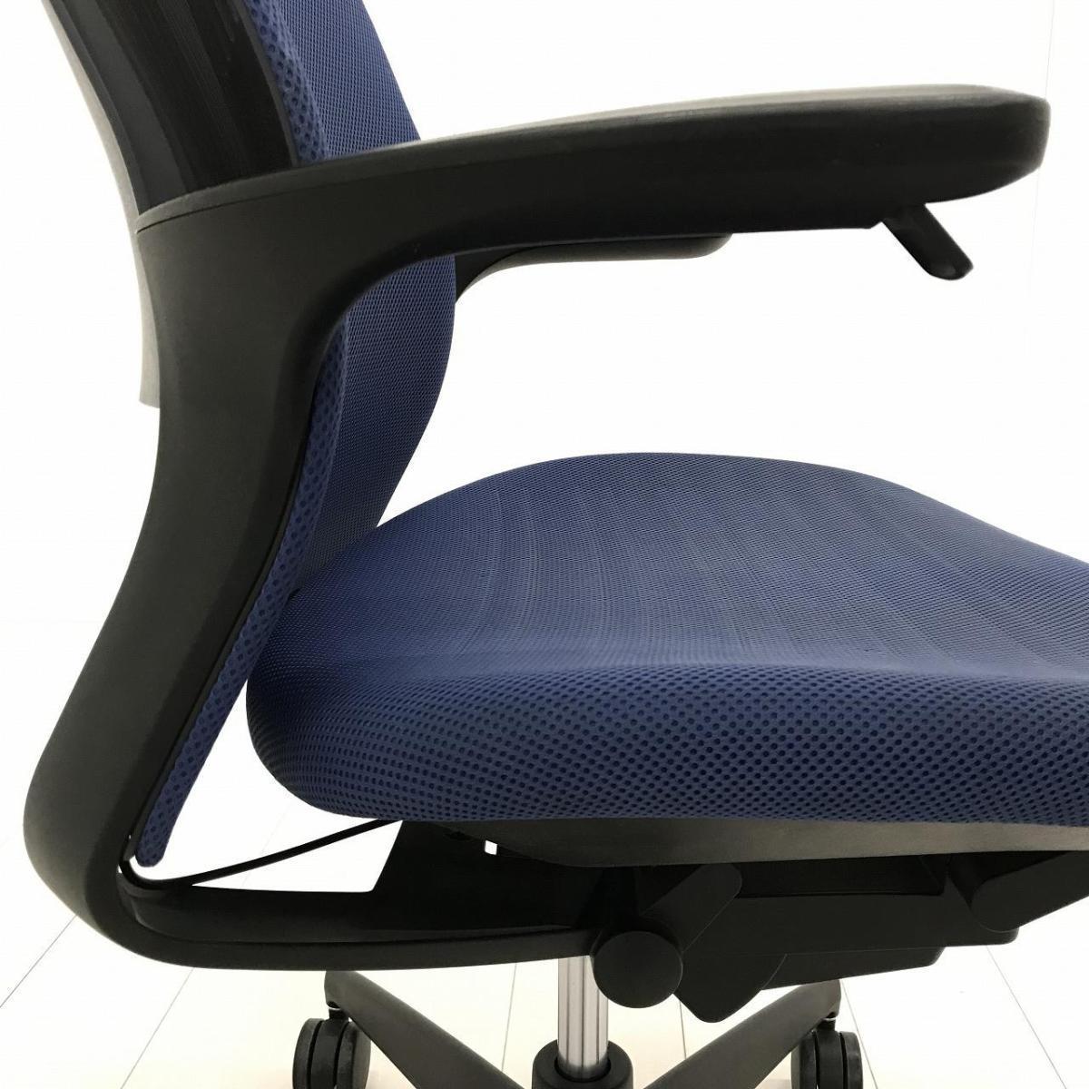 中古M4 樹脂 CRS-G2201B コクヨ&frasl;KOKUYO 肘付ハイバックチェア