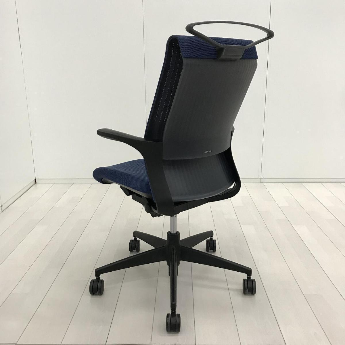 中古】M4 樹脂 CRS-G2201B コクヨ/KOKUYO 肘付ハイバックチェア 605587