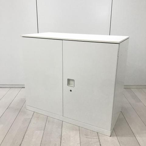 【中古】レクトライン 4B311F-ZA75 オカムラ（okamura） ローキャビネット／両開き