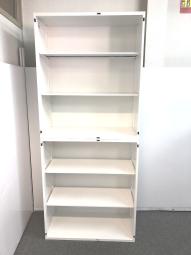 【状態考慮品】【5セット限定】【両開き書庫のリペアオープン書庫】コクヨ/エディア/ホワイト/オープン書庫　【2607】【A01038721】