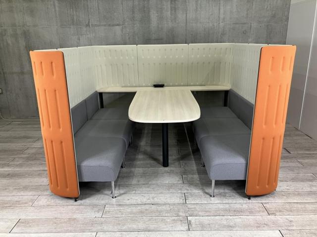 【中古】マッフル MF625T　MX61 オカムラ（okamura） 集中ワークブース