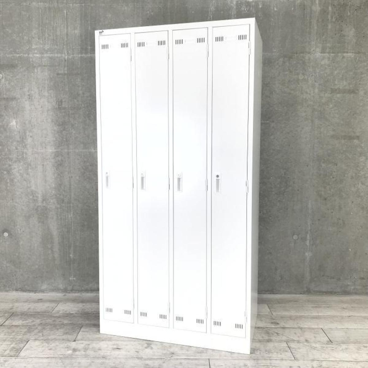 中古】SLKロッカー SLKW-4 生興 4人用更衣ロッカー 605678 - 中古