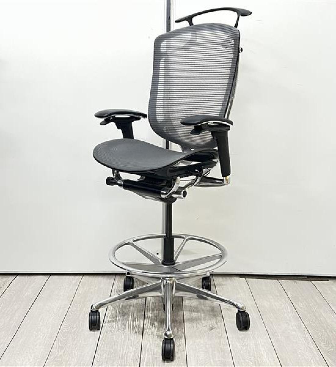 オカムラ　高級チェア 中古】コンテッサ セコンダ CC82HR-FPH2 オカムラ/okamura 肘付
