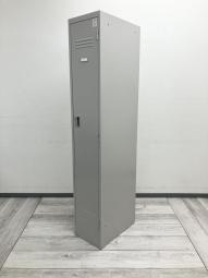 【急な増員時にも！衣類や貴重品をしっかり管理する縦型ロッカー！】■イトーキ（ITOKI）製　J型シリーズ　1人用ロッカー　更衣ロッカー　■シリンダー錠　■ホワイトグレー【弊社使用欄：A01087250】