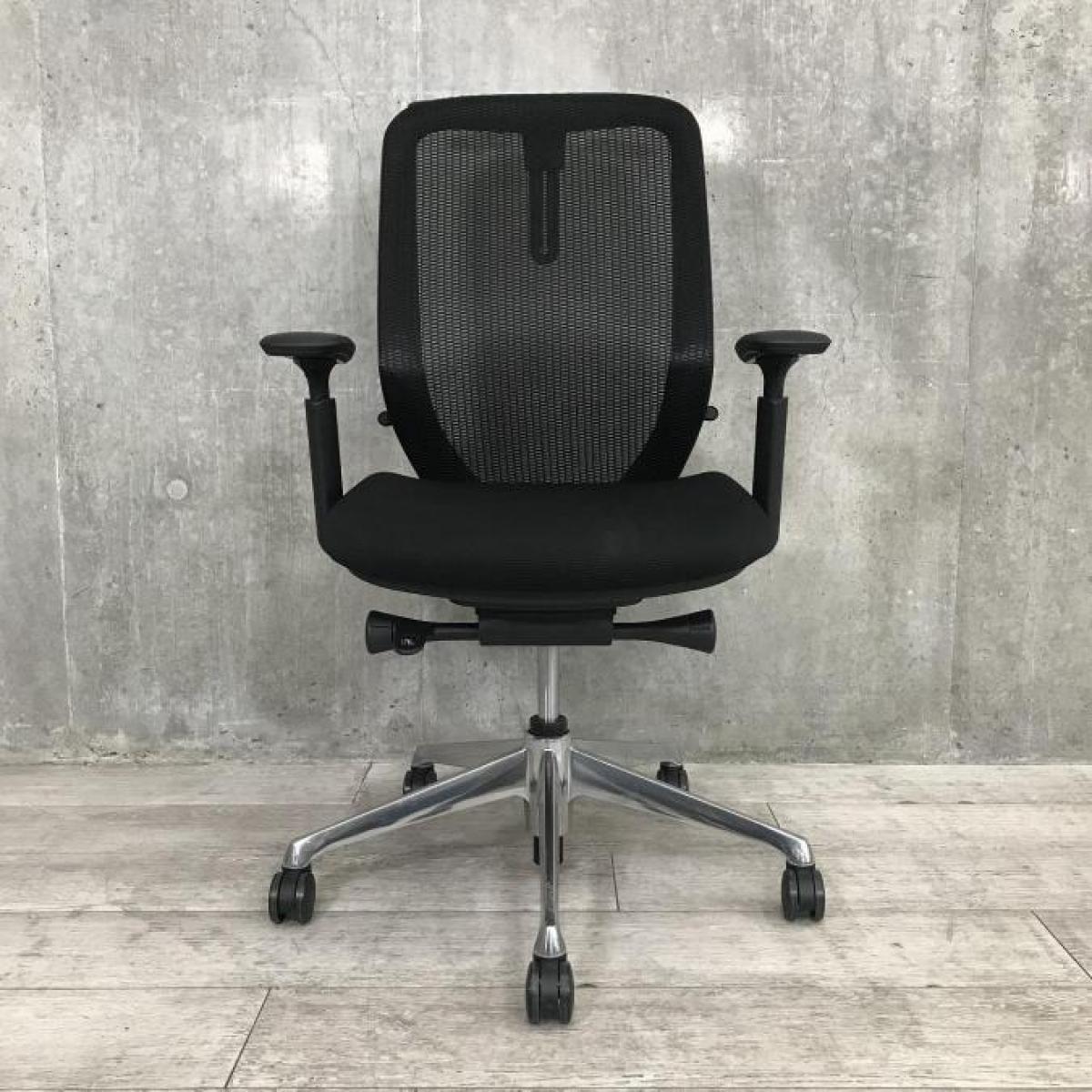 中古】シルフィーメッシュ C686BR FMP1 オカムラ/okamura 肘付
