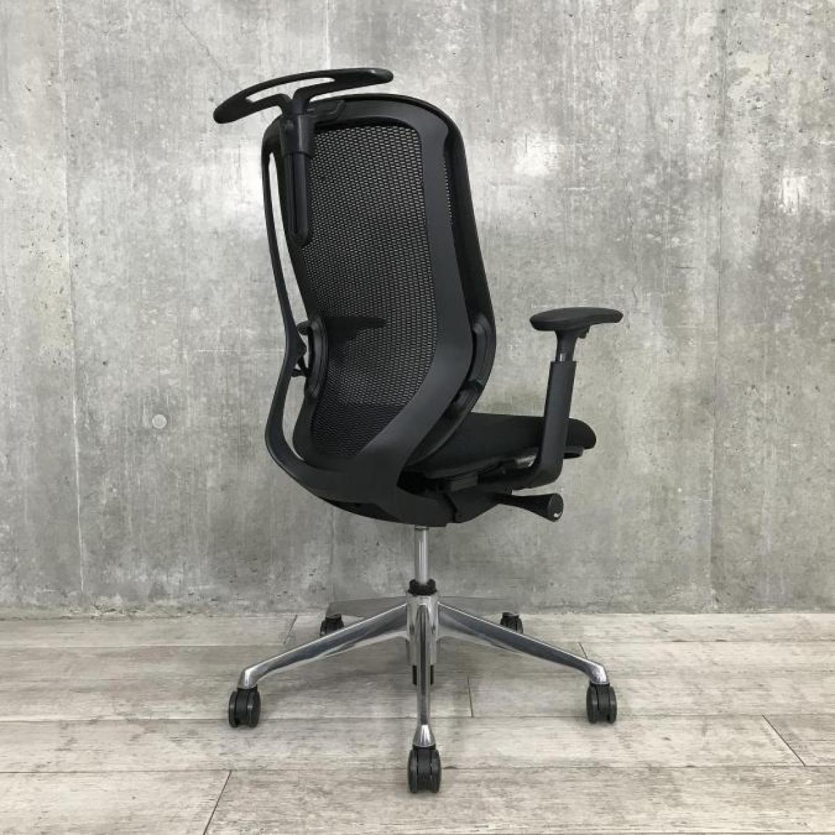 中古】シルフィーメッシュ C686BR FMP1 オカムラ/okamura 肘付