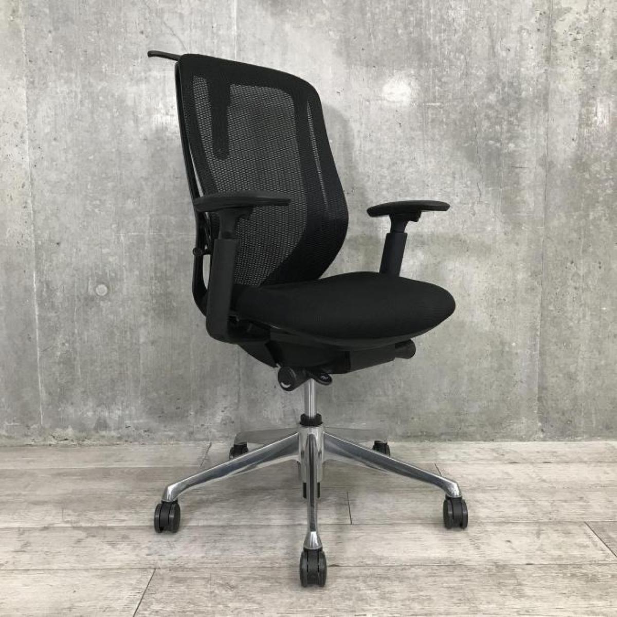 中古】シルフィーメッシュ C686BR FMP1 オカムラ/okamura 肘付
