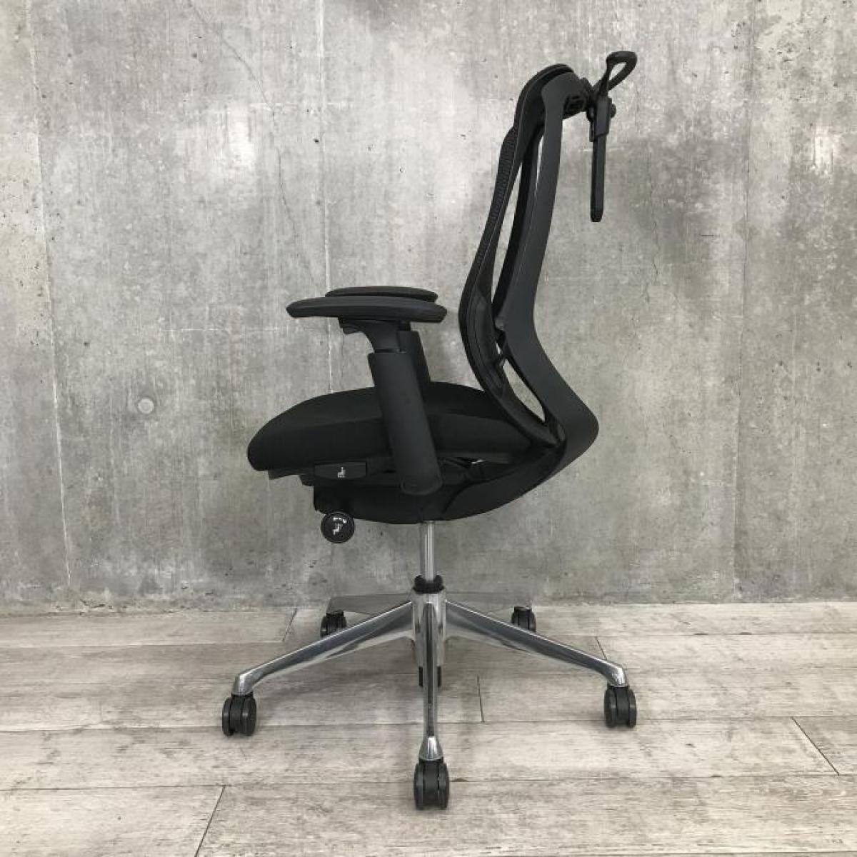 中古】シルフィーメッシュ C686BR FMP1 オカムラ/okamura 肘付
