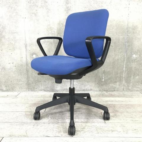 【中古】CG-Rチェア CN43ZR-FM36 オカムラ（okamura） 肘付ローバックチェア