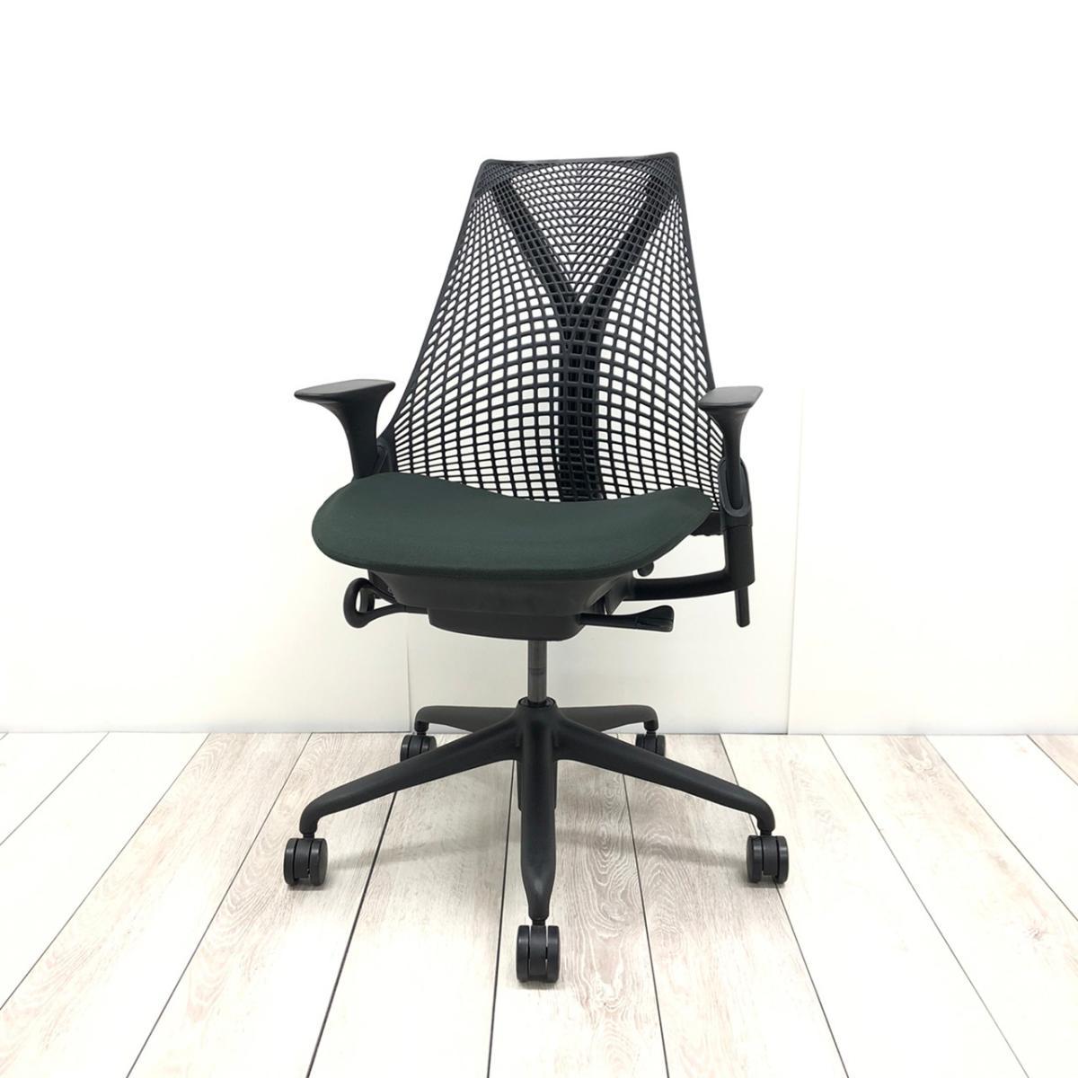 中古】セイルチェア Herman Miller/ハーマンミラー 肘付ハイバック
