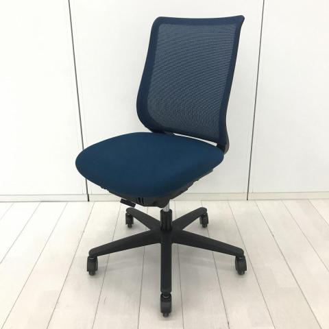 【中古】ミトラシリーズ  コクヨ（KOKUYO） 肘無ローバックチェア