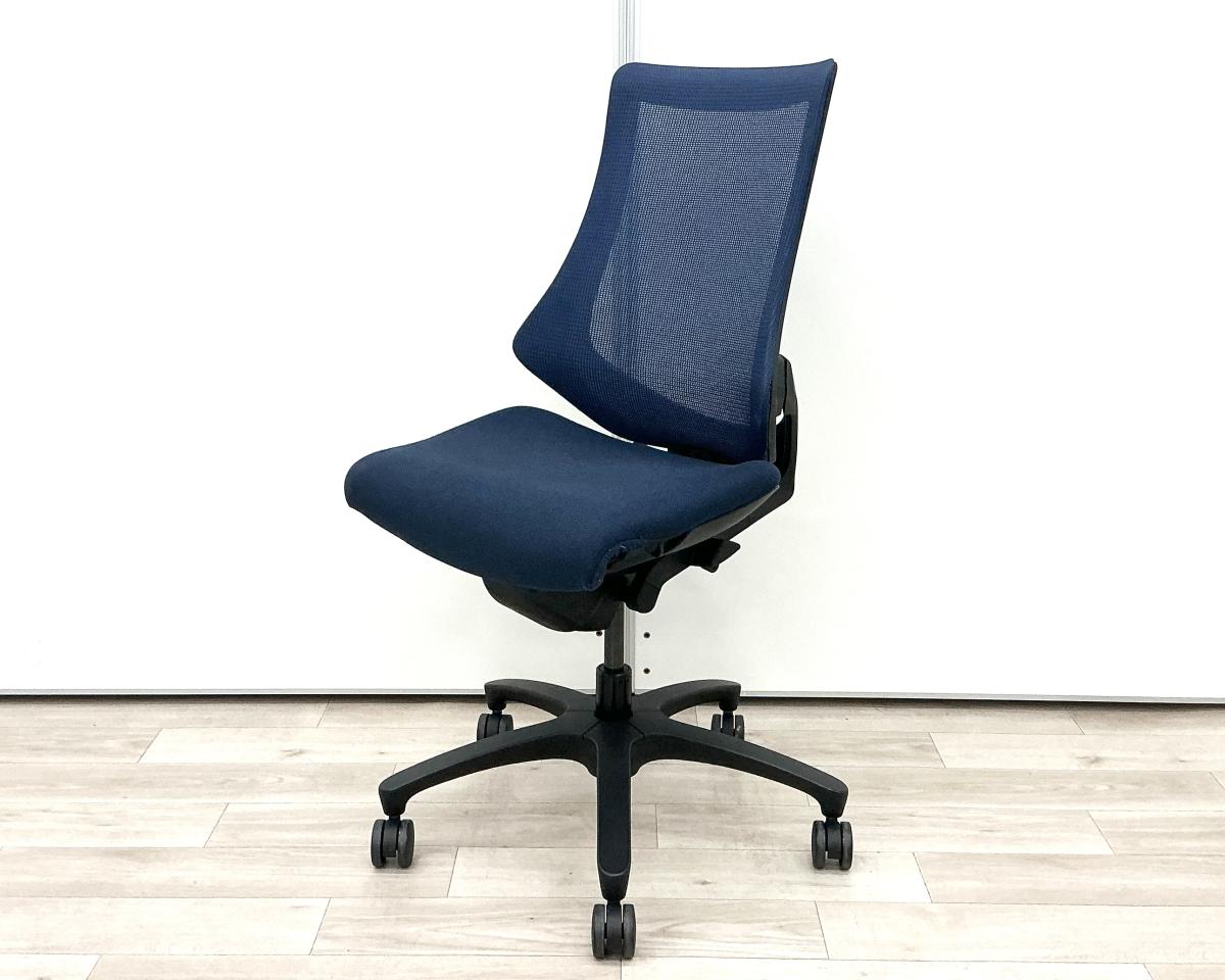 中古】エフメッシュ KF-370JB-T1B2 イトーキ/ITOKI 肘無ハイバック