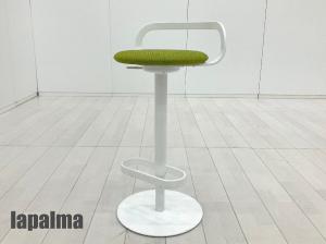 lapalma / ラパルマ　MAK / マック 昇降式ハイスツール　パトリック・ノルゲ　ホワイトｘグリーン　カウンターチェア