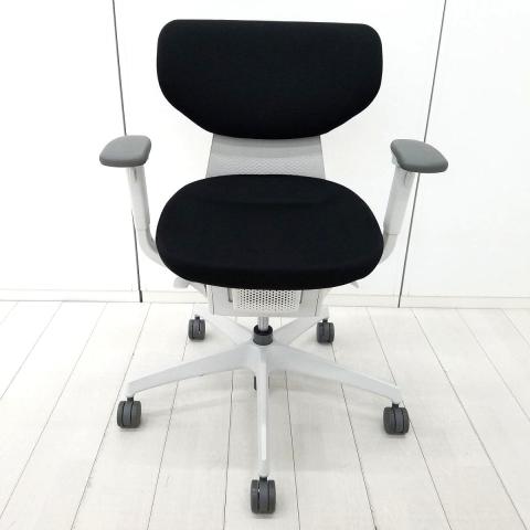 【中古】イング バーチカル 樹脂 CRS-G3200E1 コクヨ（KOKUYO） 肘付ローバックチェア