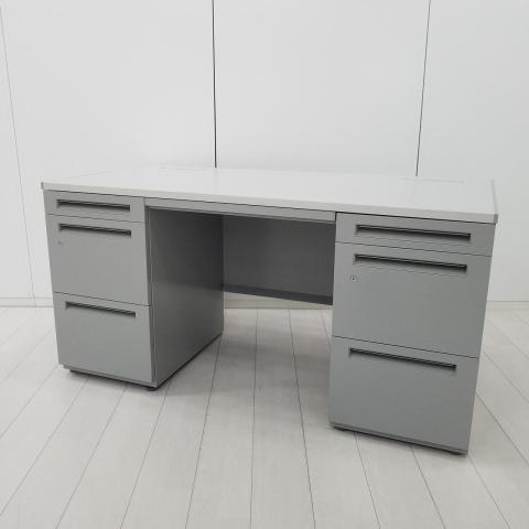 【中古】スカエナ 5-119-6608 ウチダ（UCHIDA) 両袖机
