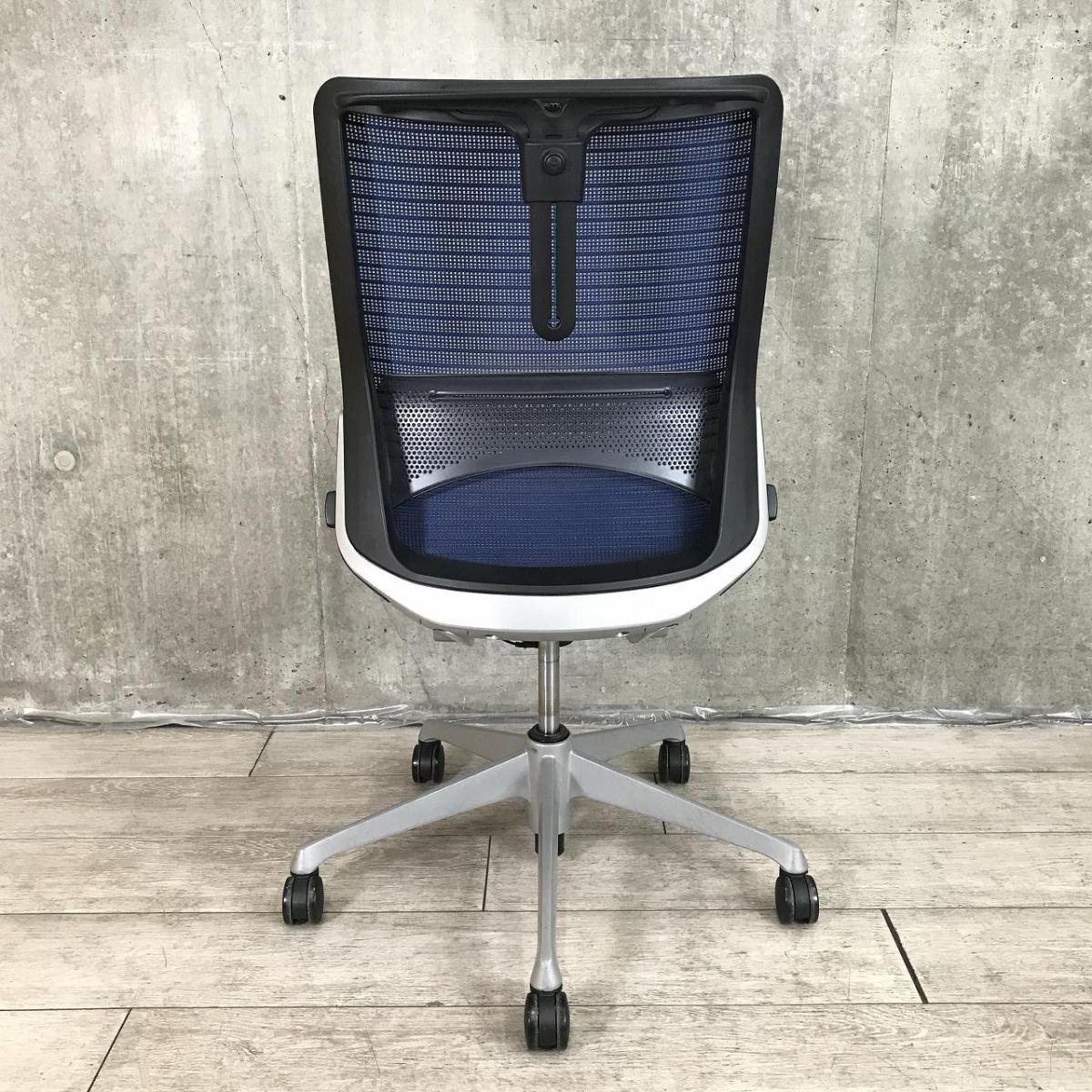 中古】コーラルチェア CQ32GS FSH3 オカムラ/okamura 肘無ミドルバック