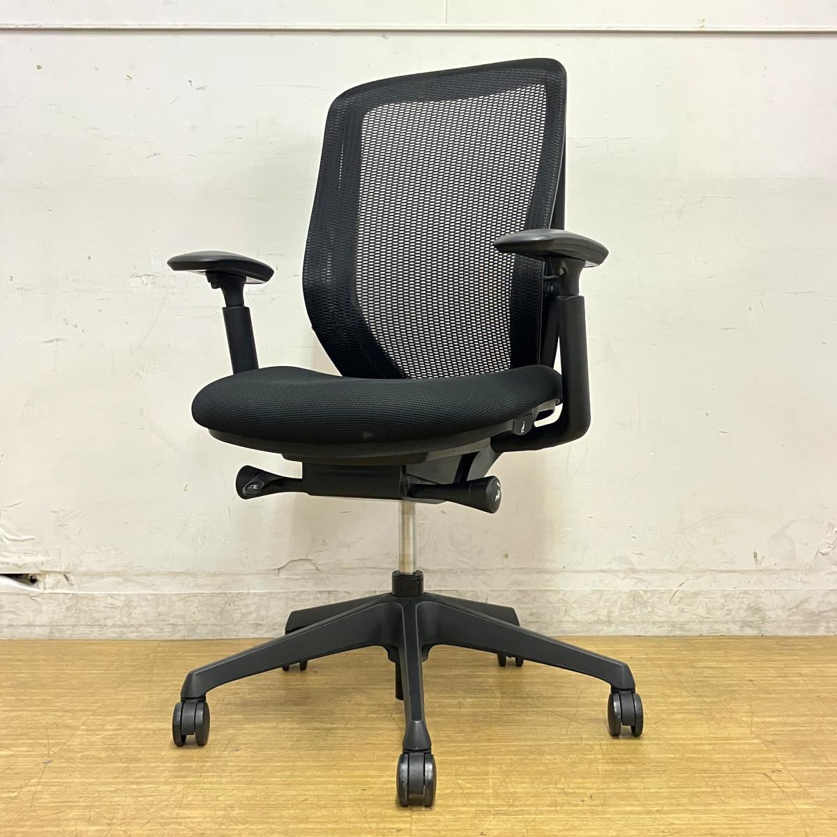 中古】シルフィー C685XR FMP1 オカムラ/okamura 肘付ハイバックチェア