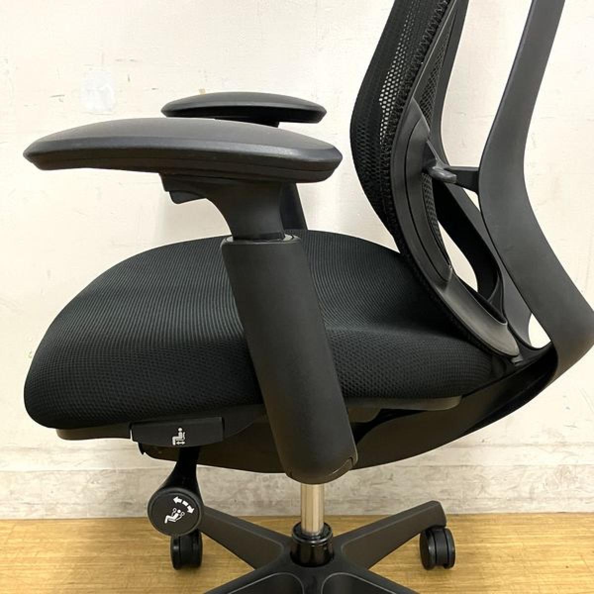 中古】シルフィー C685XR FMP1 オカムラ/okamura 肘付ハイバックチェア