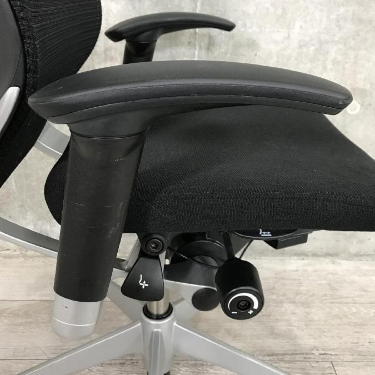 中古】バロンチェア CP83CR FDH1 オカムラ/okamura 肘付ローバック
