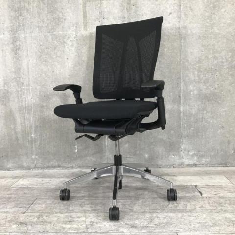 【中古】セレーオチェア KF-570JB-ZTT1 イトーキ（ITOKI） 肘付ハイバックチェア