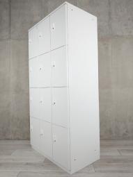 【1台で12名分の手荷物などを収納可能！移転や増員を検討されている方にオススメ！】■イトーキ(ITOKI)製　LBシリーズ　12人用ロッカー　パーソナルロッカー　■ダイヤル錠　■ホワイト