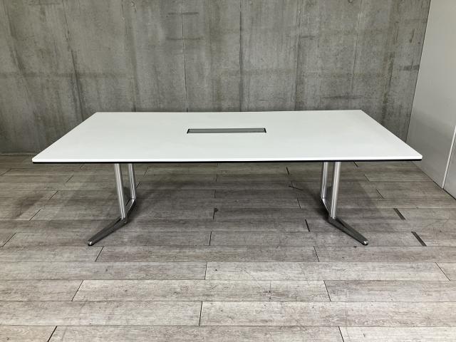 【中古】ラティオⅡ 4L275M　Z637 オカムラ（okamura） ミーティングテーブル（会議机）