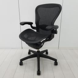 中古】アーロンチェア Herman Miller/ハーマンミラー 肘付ハイバック