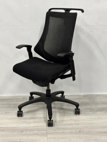 【中古】エフメッシュ KF-370JAHT1T1T5 イトーキ（ITOKI） 肘付ハイバックチェア