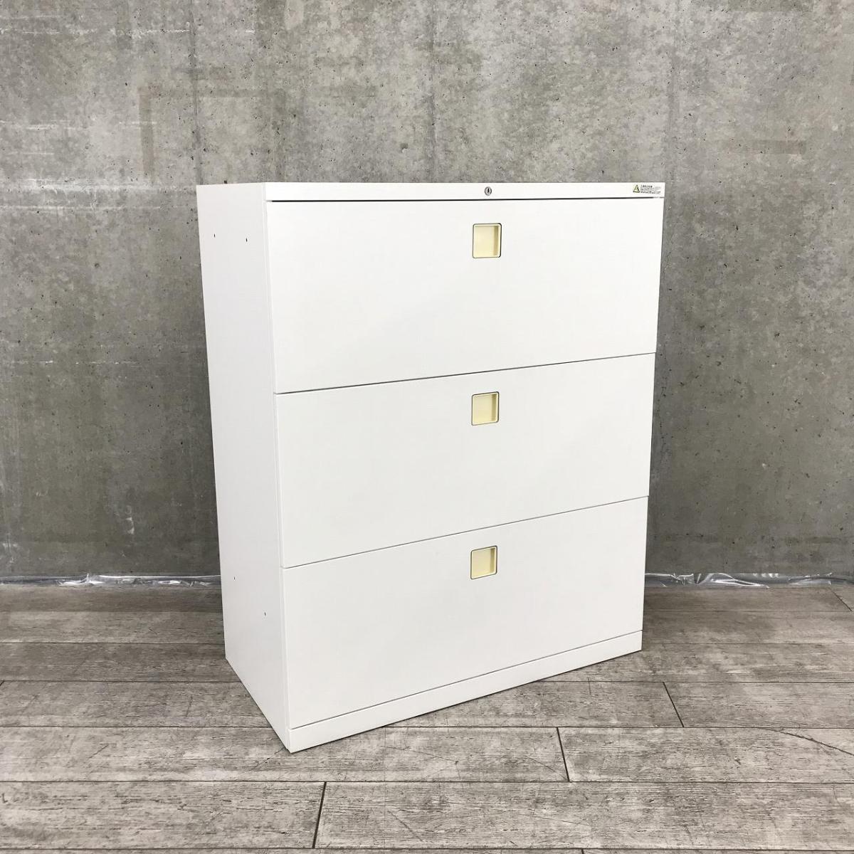 中古】レクトライン 4BG3ZC ZA75 オカムラ/okamura ローキャビネット
