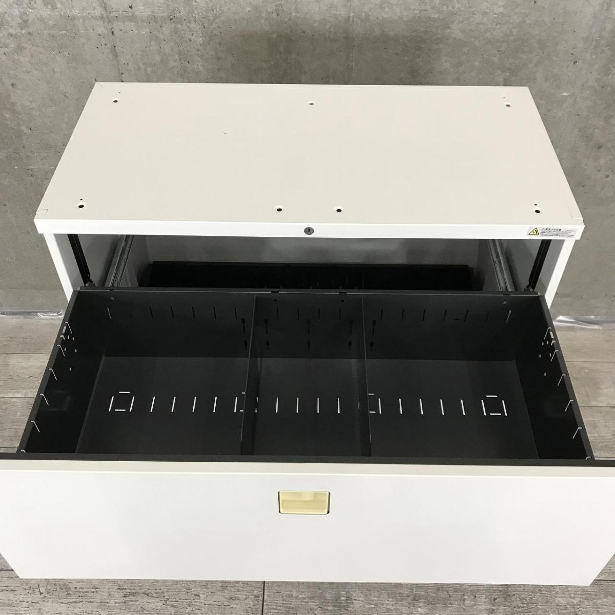 MJC ラウダー　中古品 中古】レクトライン 4BG3ZC ZA75 オカムラ/okamura ローキャビネット